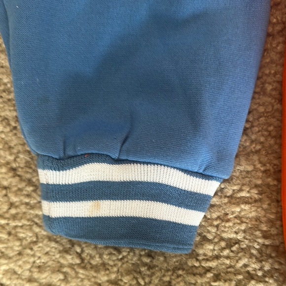 Orange and Blue Men's Hoodie - Picture 4 of 6